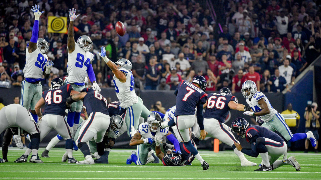 Oct. 7: Texans 19, Cowboys 16 (OT)