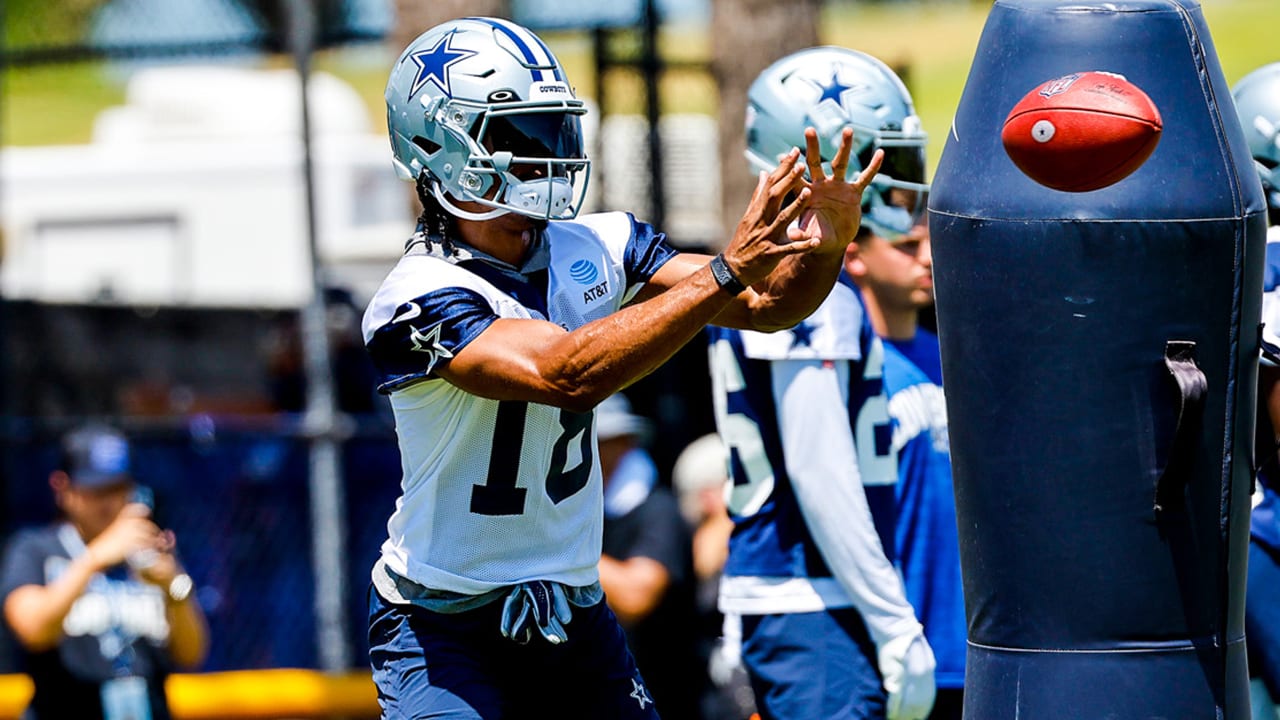 Cowboys camp photos: Rookie receiver Jalen Tolbert looks to make