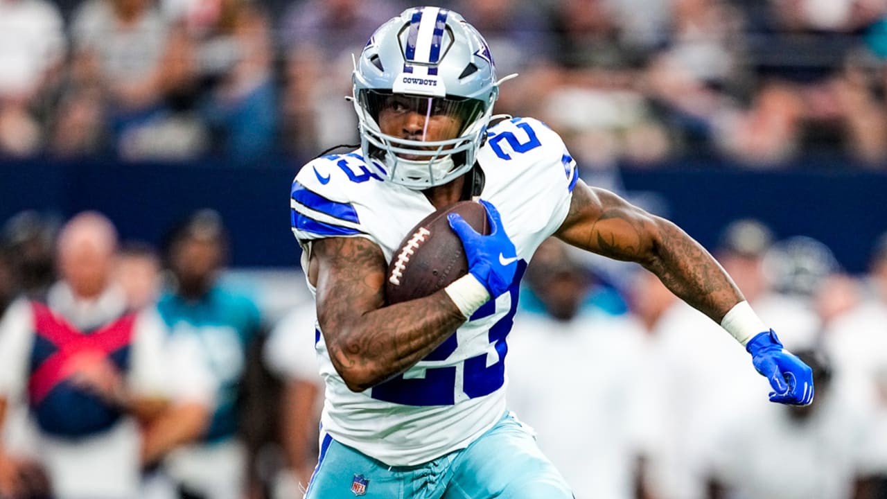 Dallas Cowboys running back Rico Dowdle (23) is seen after an NFL football  game against the Washington Commanders, Sunday, Oct. 2, 2022, in Arlington,  Texas. Dallas won 25-10. (AP Photo/Brandon Wade Stock Photo - Alamy