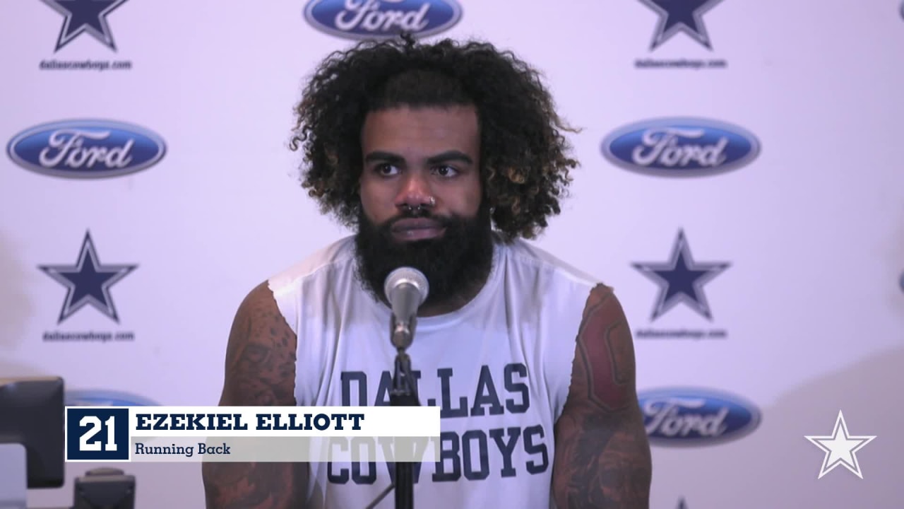 Ezekiel Elliott Postgame Week 9