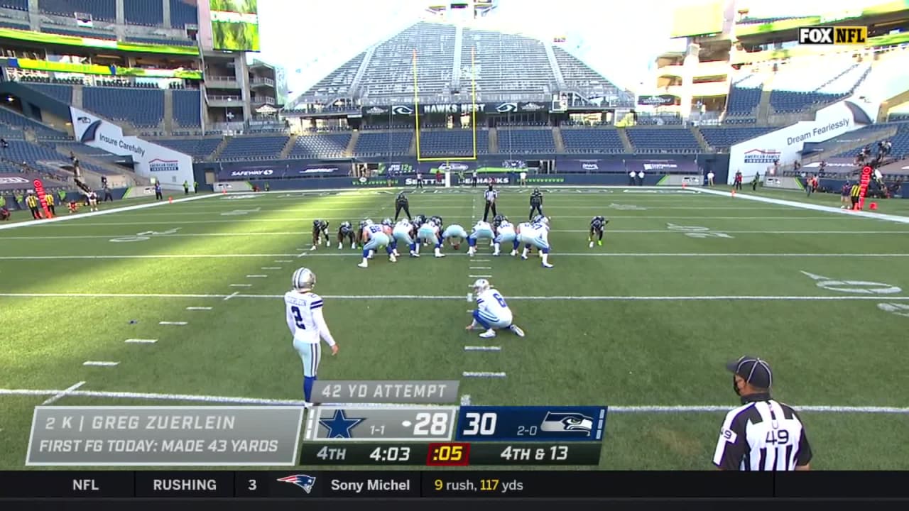 Dallas Cowboys zap Chargers with Greg Zuerlein's 56-yard field goal