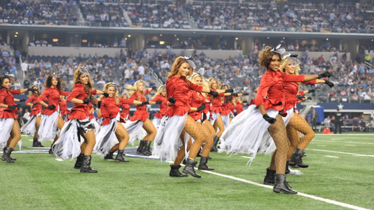 The Dallas Cowboys Cheerleaders perform their annual Halloween halftime show  during the Cowboys and Philadelphia Eagles