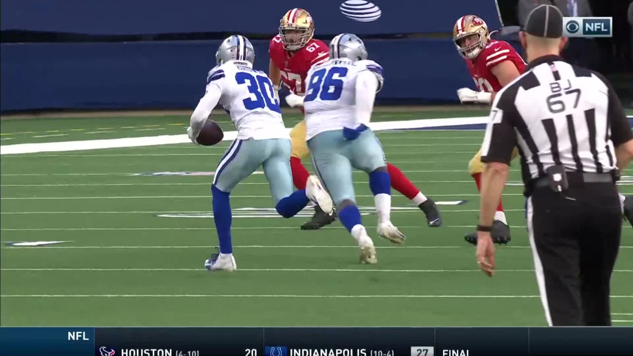 Dallas Cowboys running back Tony Pollard's insane spin sparks 40