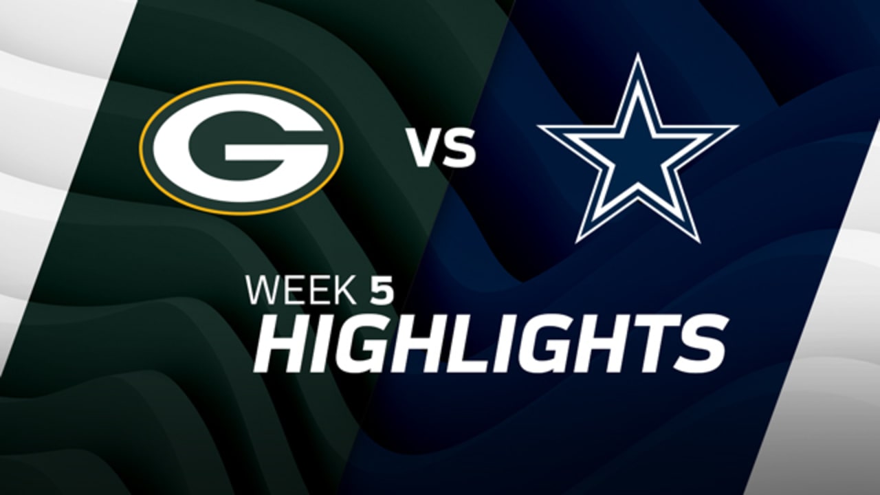 Cowboys vs. Packers  NFL Week 6 Game Highlights 