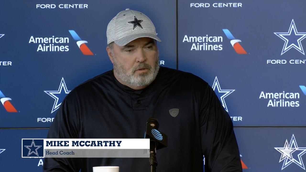 Head Coach Mike McCarthy Press Conference: We Are Past Sunday, #NEvsDAL