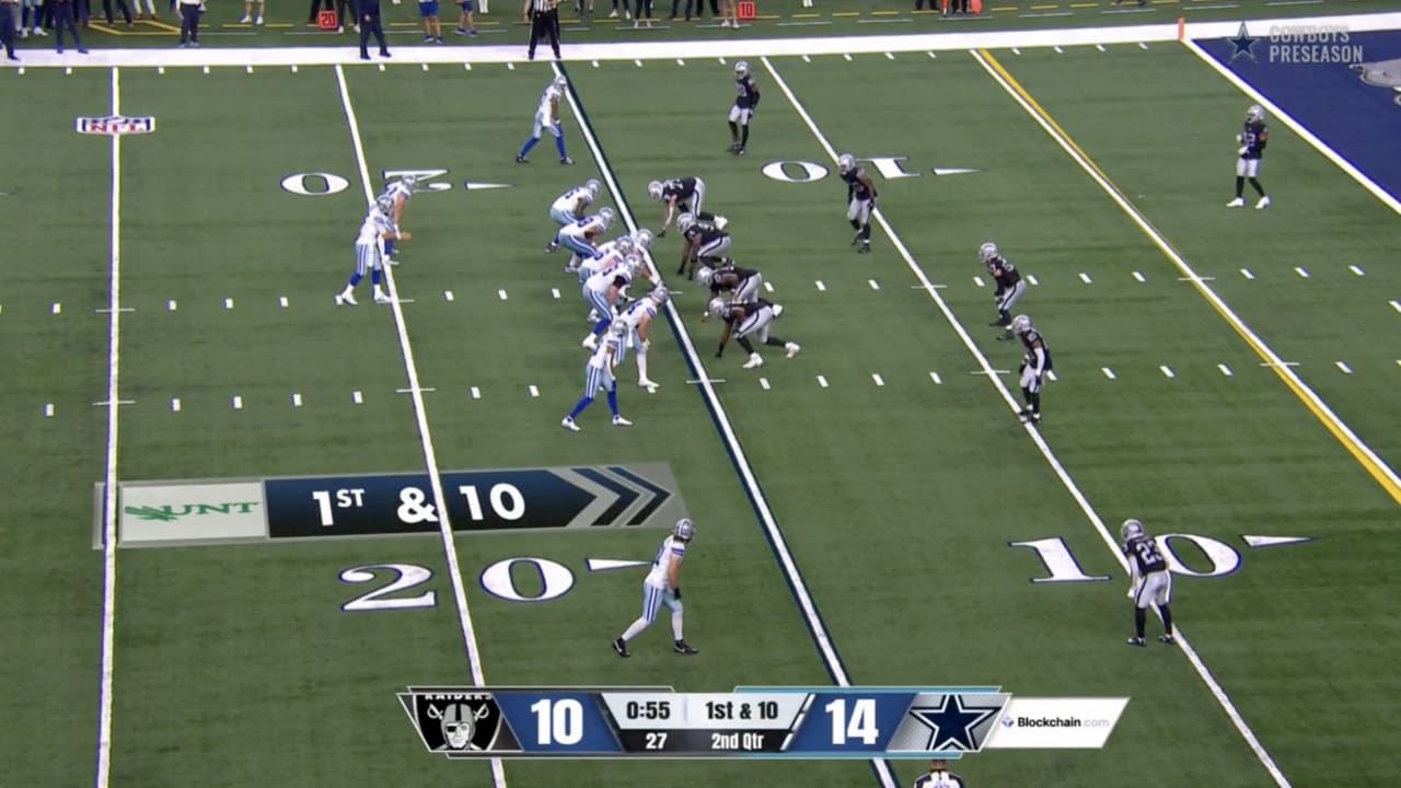 Dallas Cowboys running back Hunter Luepke's first NFL TD extends