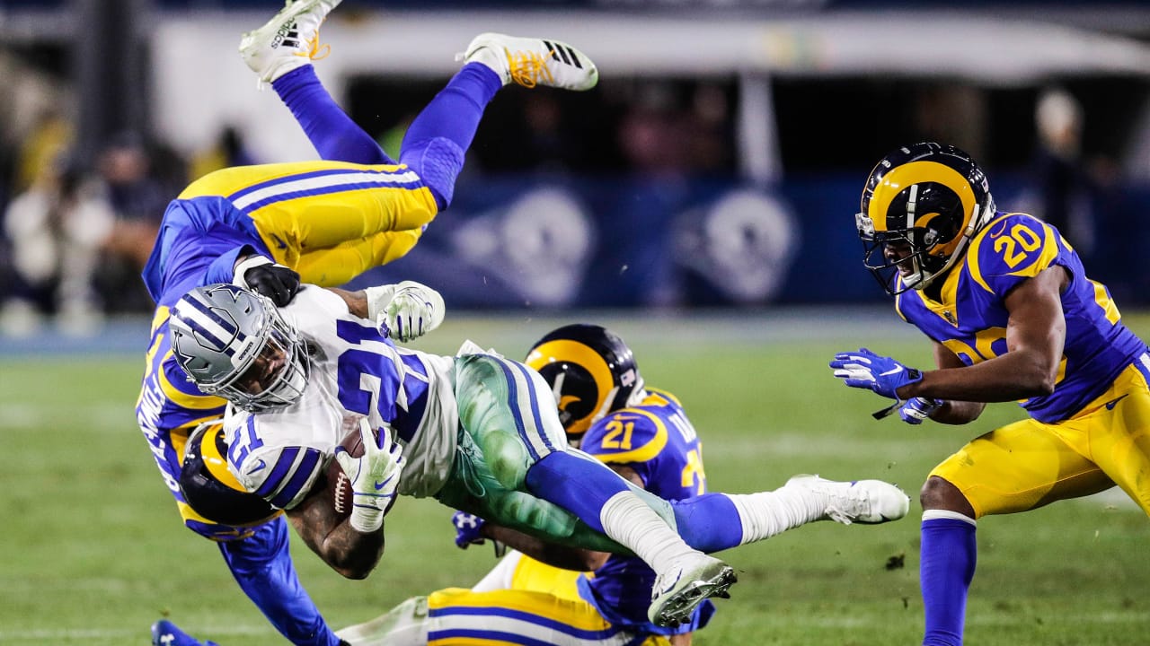 Celebrities at the Rams-Cowboys playoff game