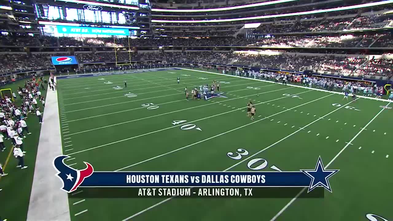 Houston Texans Vs. Dallas Cowboys in Arlington at AT&T Stadium