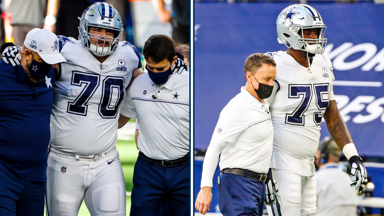 Cowboys offensive lineman Zack Martin suffers calf injury; exits  Thanksgiving game vs. Washington