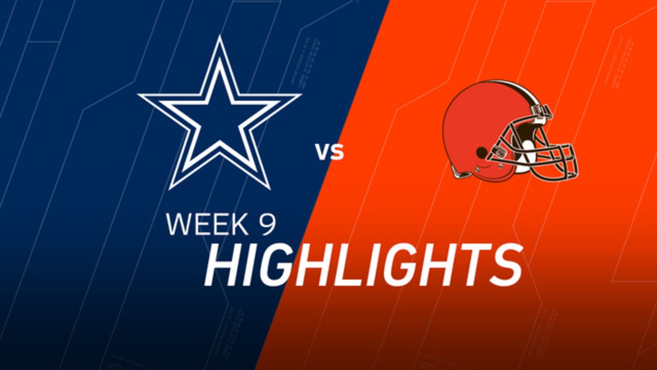 Browns vs Cowboys Highlights