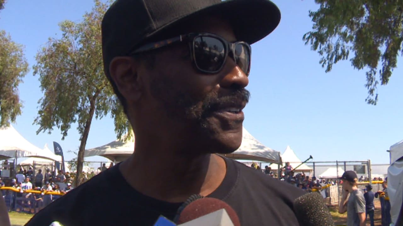 Academy Award Winner Denzel Washington Drops By Cowboys Practice