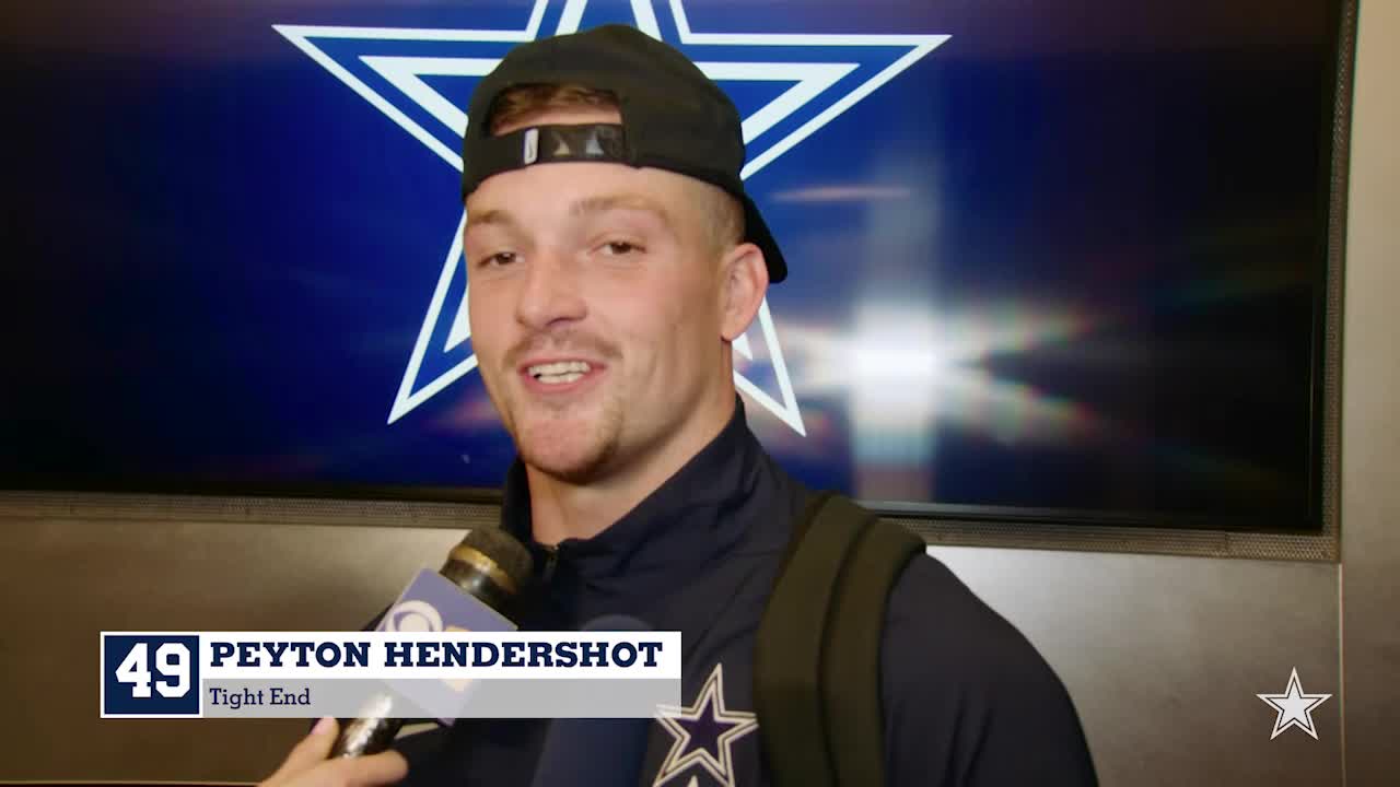 Peyton Hendershot Postgame Preseason SEAvsDAL