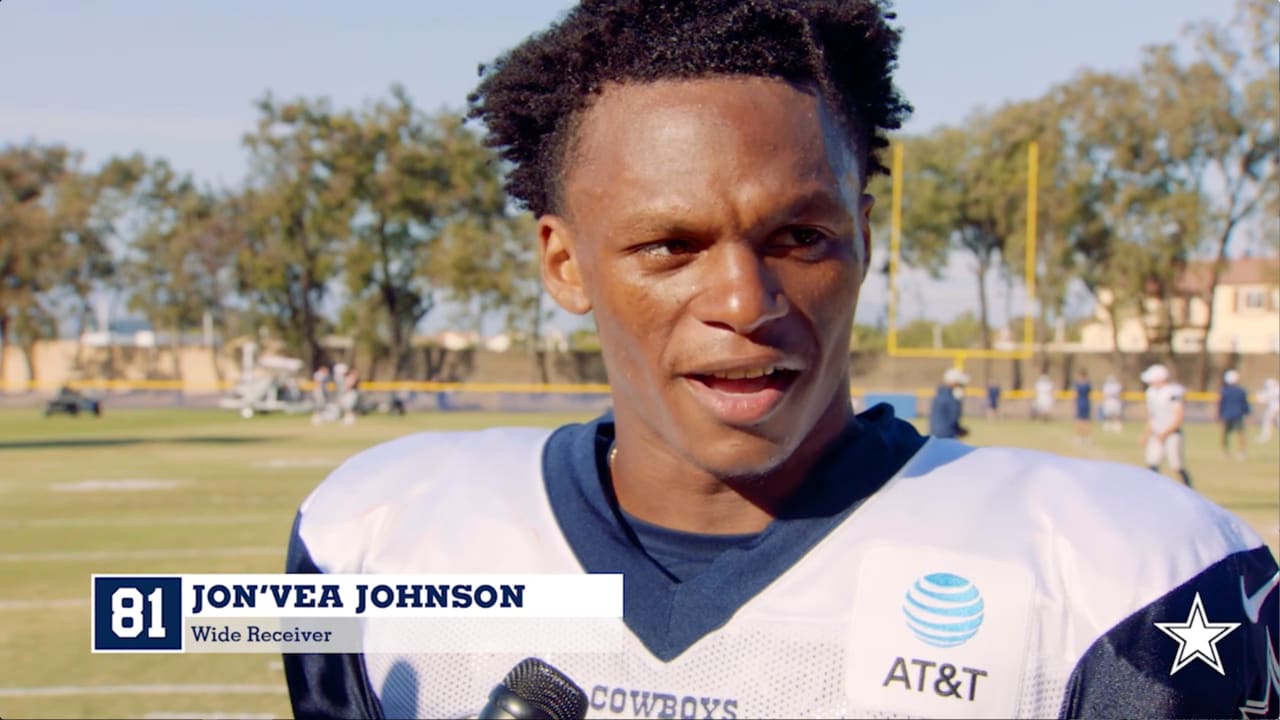 Cowboys WR Jon'Vea Johnson 'feeling good' after landing on NFL's  Reserve/COVID-19 list