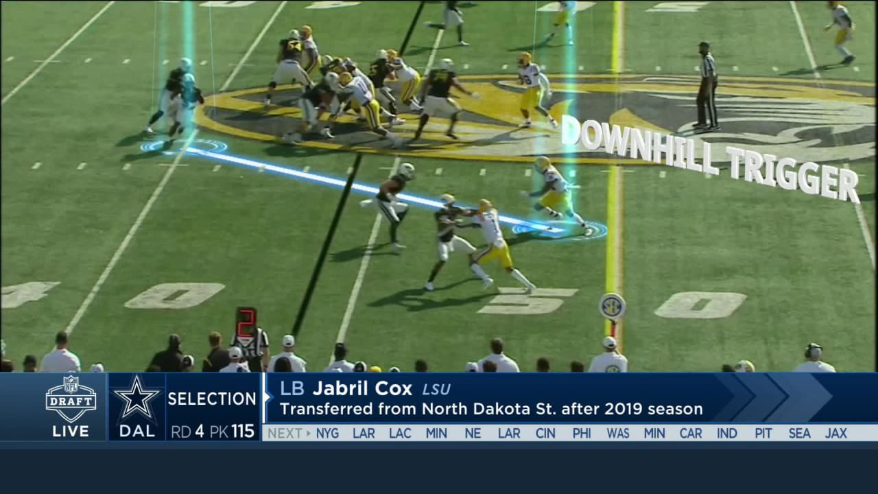 Round 4 - Pick 10: Jabril Cox, OLB, LSU (Dallas Cowboys) : r/nfl