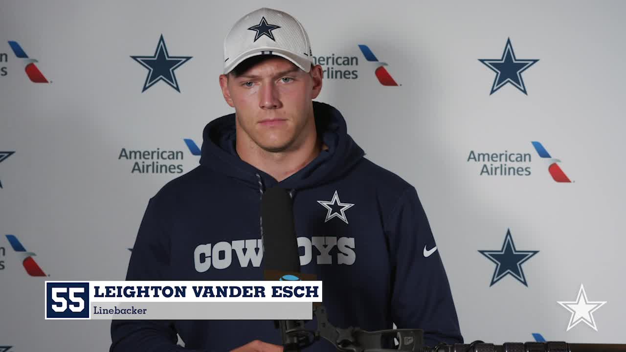 Leighton Vander Esch 'not worried about' neck injury anymore