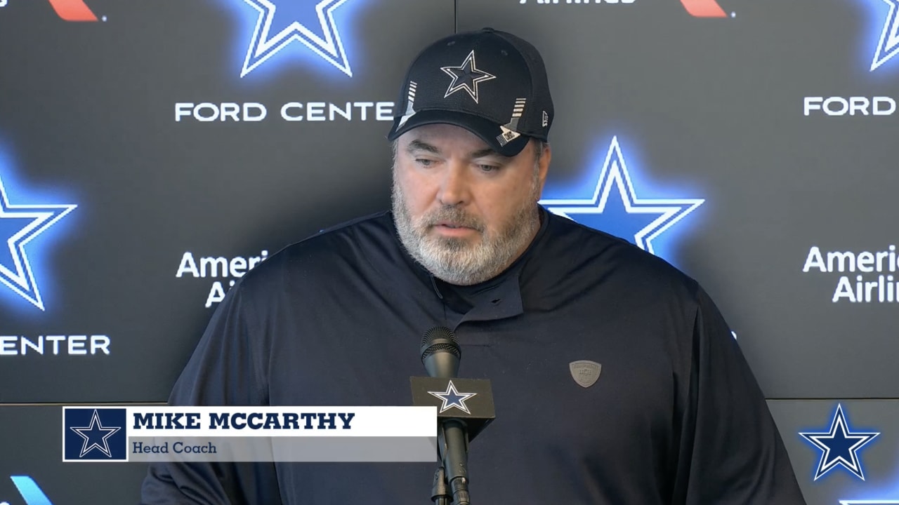 Head Coach Mike McCarthy Press Conference: We Are Past Sunday, #NEvsDAL