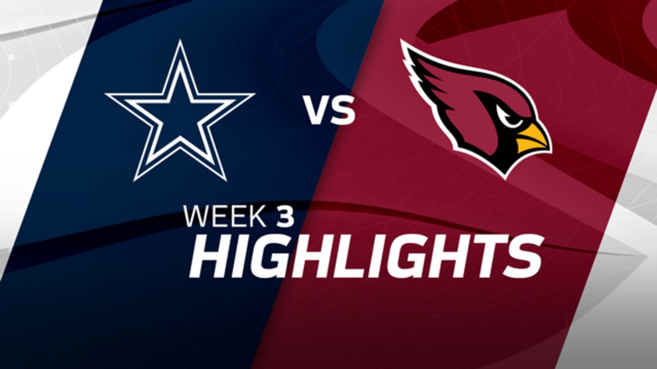 Arizona Cardinals vs. Dallas Cowboys highlights