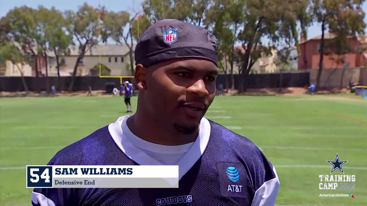 Cowboys DE Sam Williams soaks up coaching staff's knowledge in