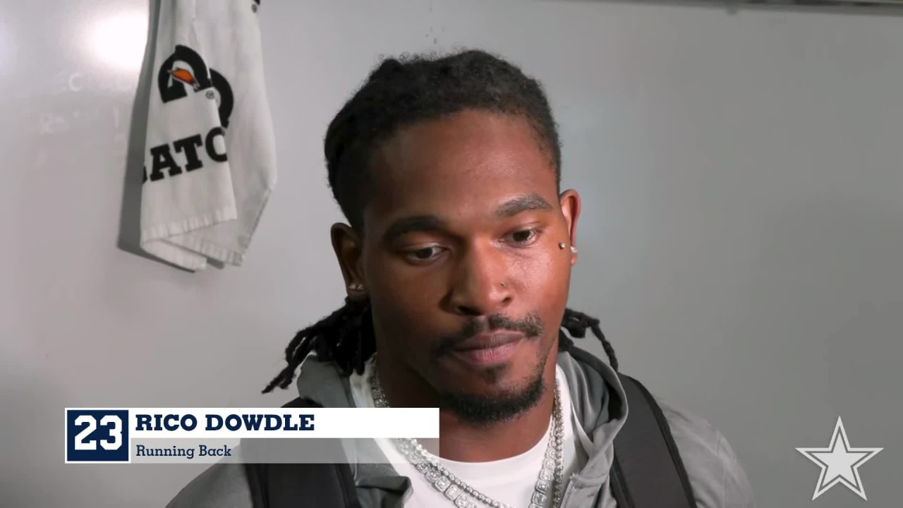 Rico Dowdle Postgame Preseason DALvsSEA