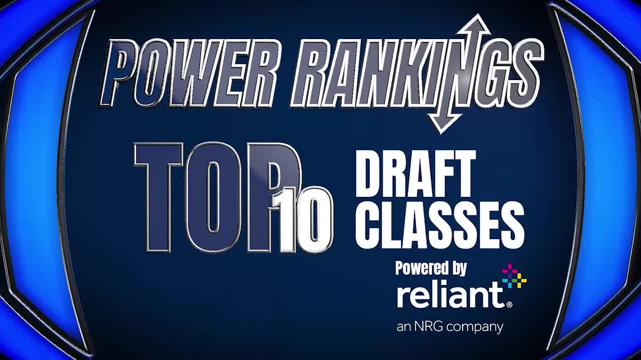 Power Rankings Top Ten Draft Classes 2022