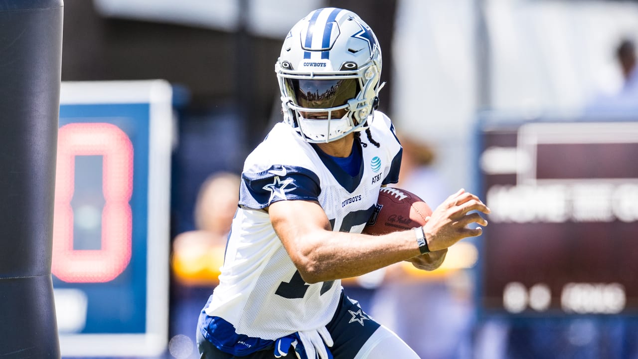 Cowboys camp photos: Rookie receiver Jalen Tolbert looks to make