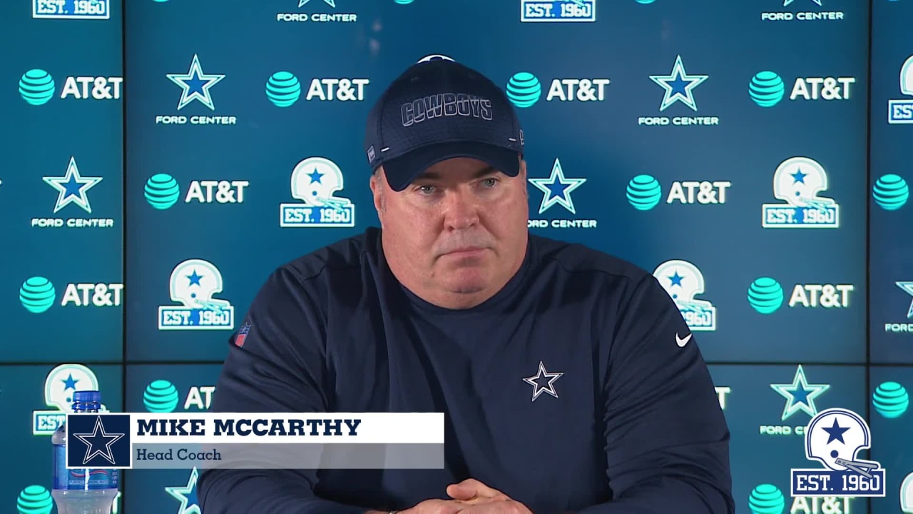 Cowboys head coach Mike McCarthy on Rams matchup: 'We're