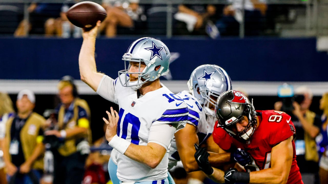 Dallas Cowboys wide receiver Dennis Houston (17) lines up for the snap  during an NFL football