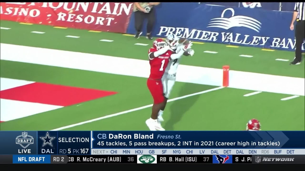 Cowboys Select DaRon Bland with No. 167 Pick