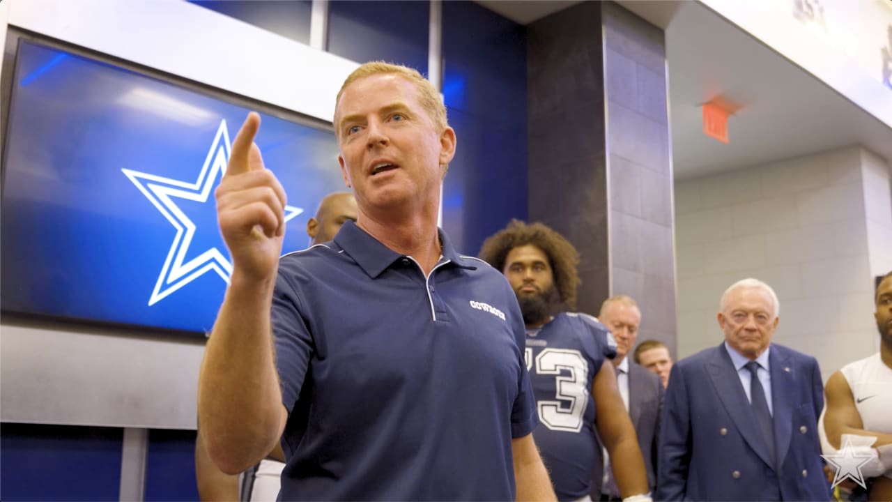 Watch Jason Garrett's postgame locker room speech