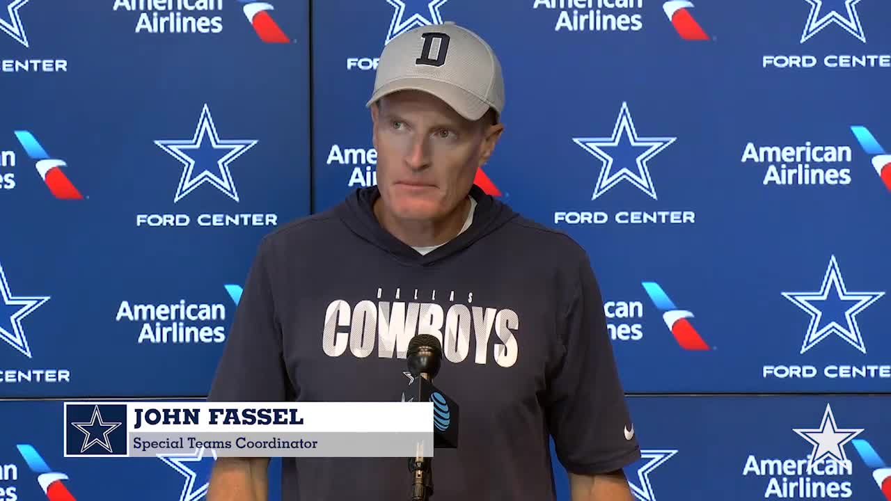 Cowboys' Fassel on Week 10's unsung special teams hero: 'Like