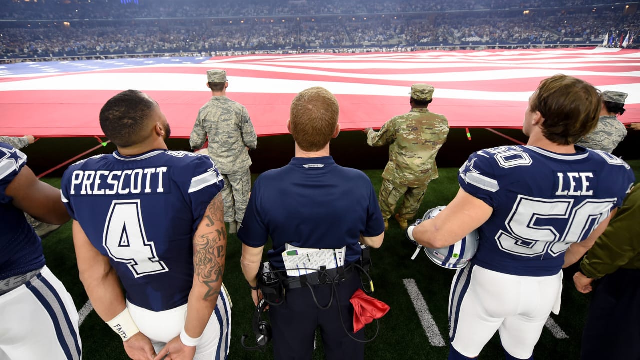 Dallas cowboys salute to service discount jersey 2018