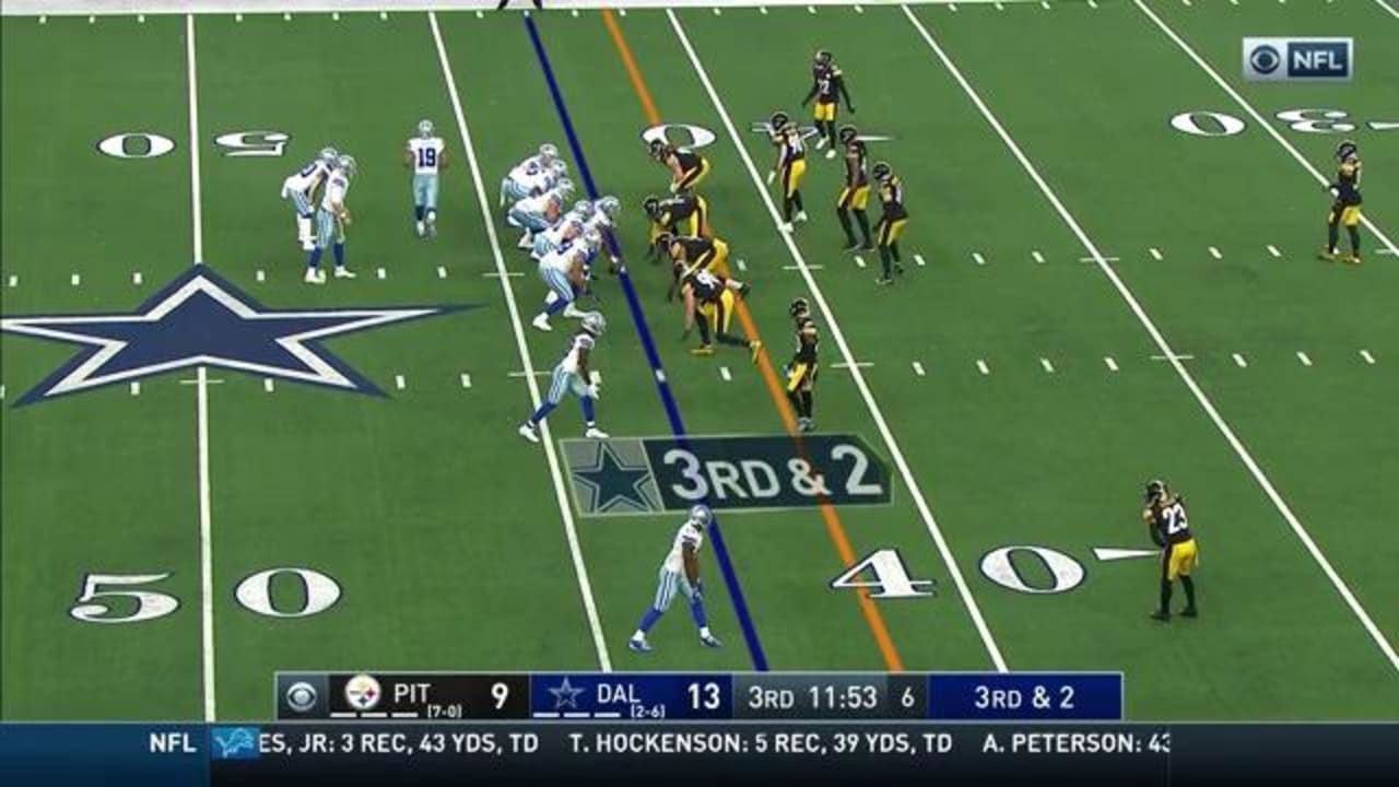 Tyrone Crawford with a PAT Block vs Steelers