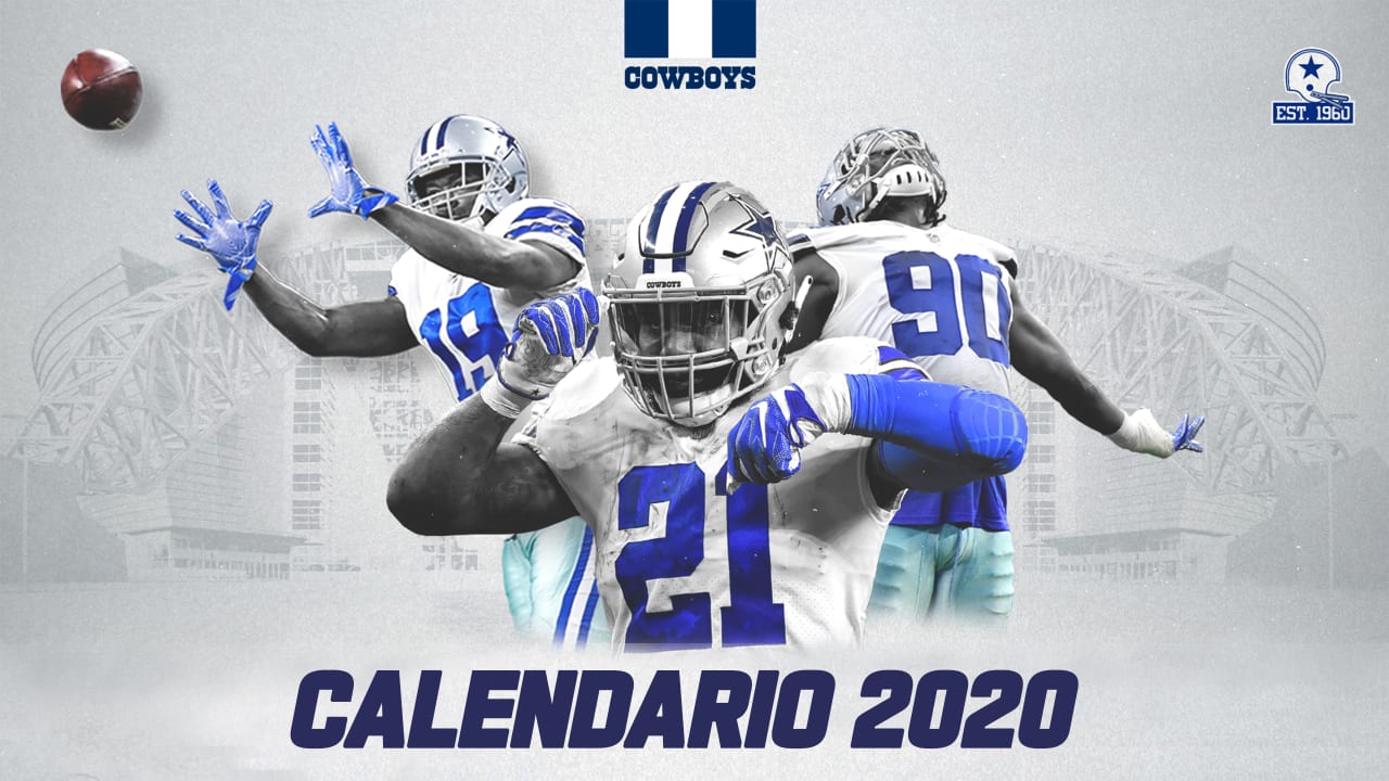 Calendario Oficial De La Temporada De Los Cowboys 2020