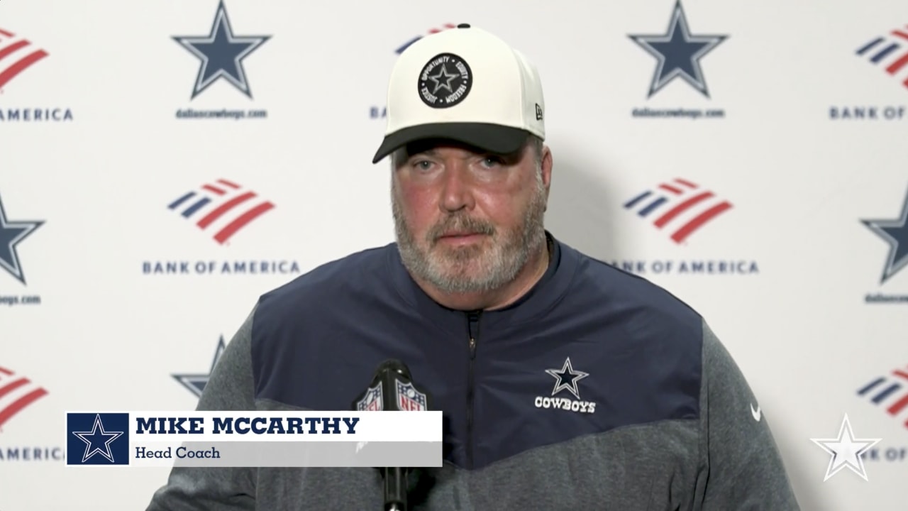 Dallas Cowboys Head Coach Mike McCarthy Excited About His Wide Receiver  Group - D210SPORTS