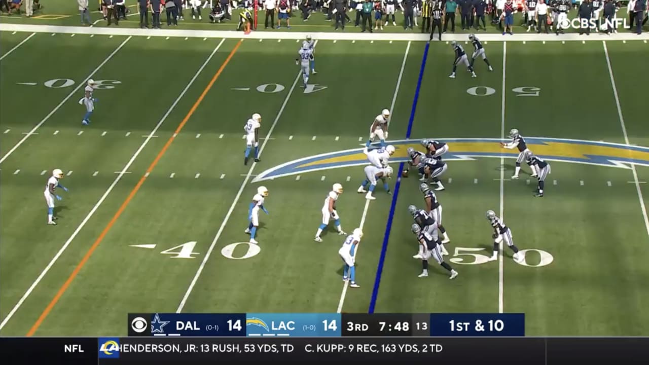 Cedrick Wilson Jukes 4 Chargers on 16-Yard Gain