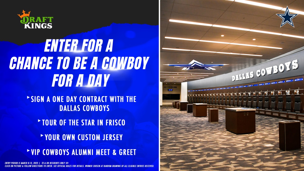 Here's your chance to win your own custom Dallas Cowboys jersey