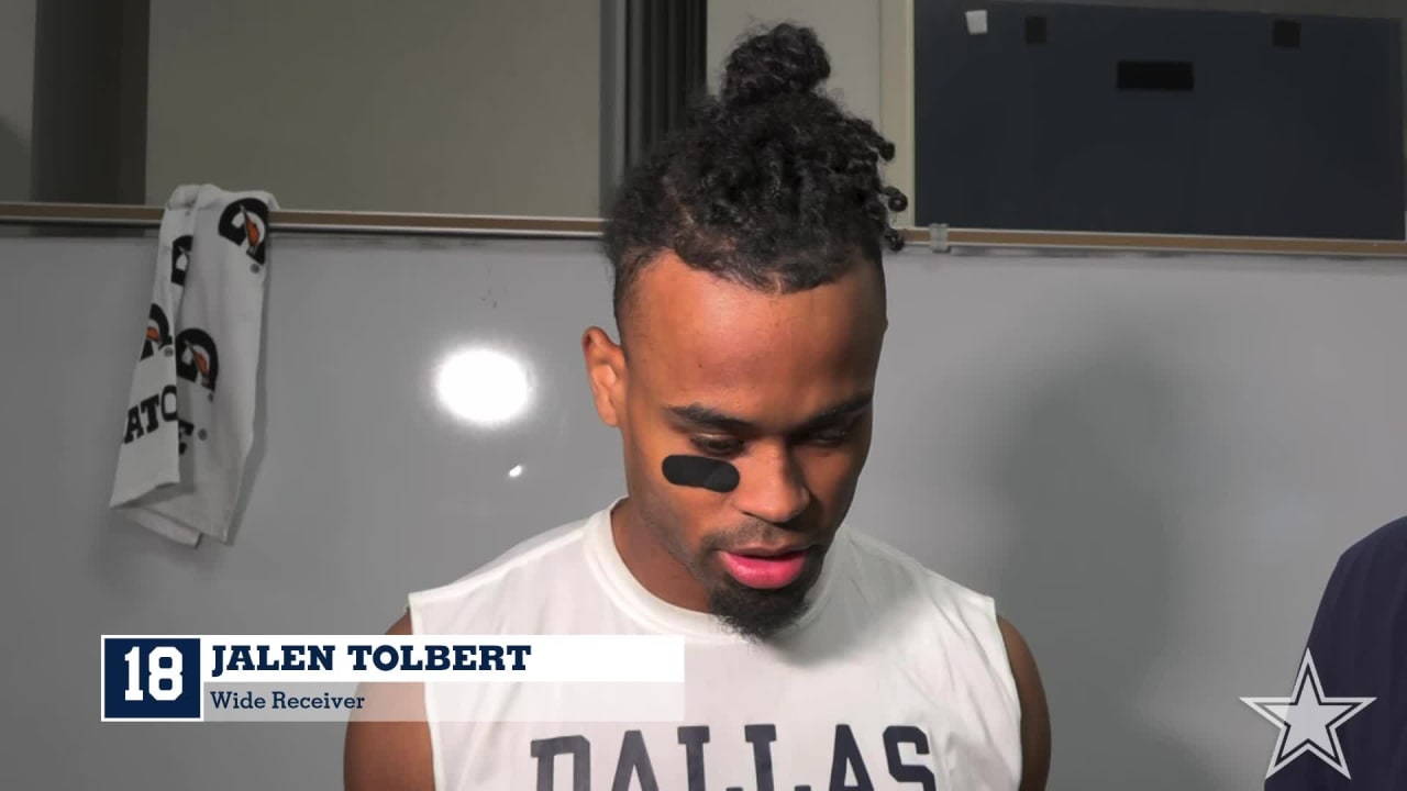 Jalen Tolbert Postgame Preseason DALvsSEA