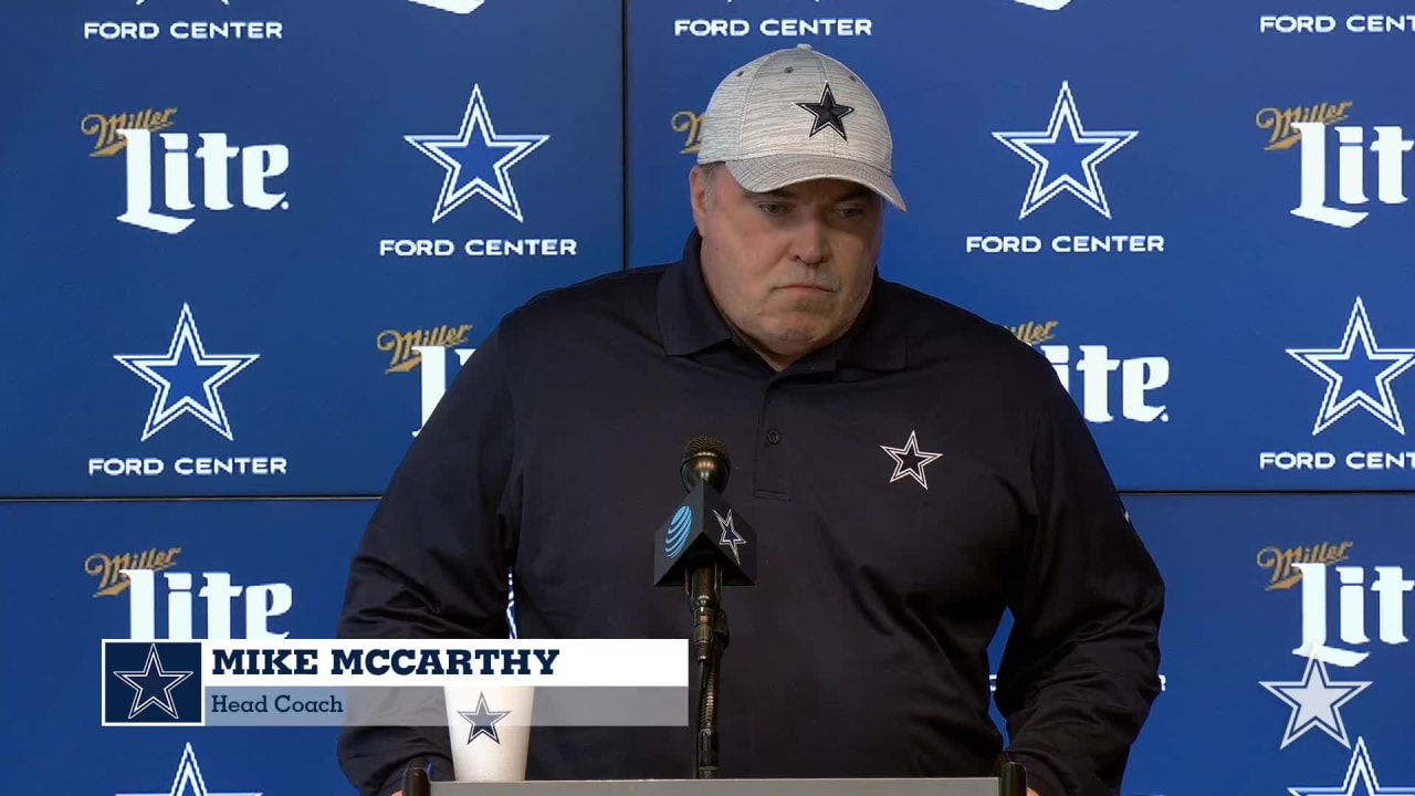 Cowboys head coach Mike McCarthy 'not surprised at all' by Vikings