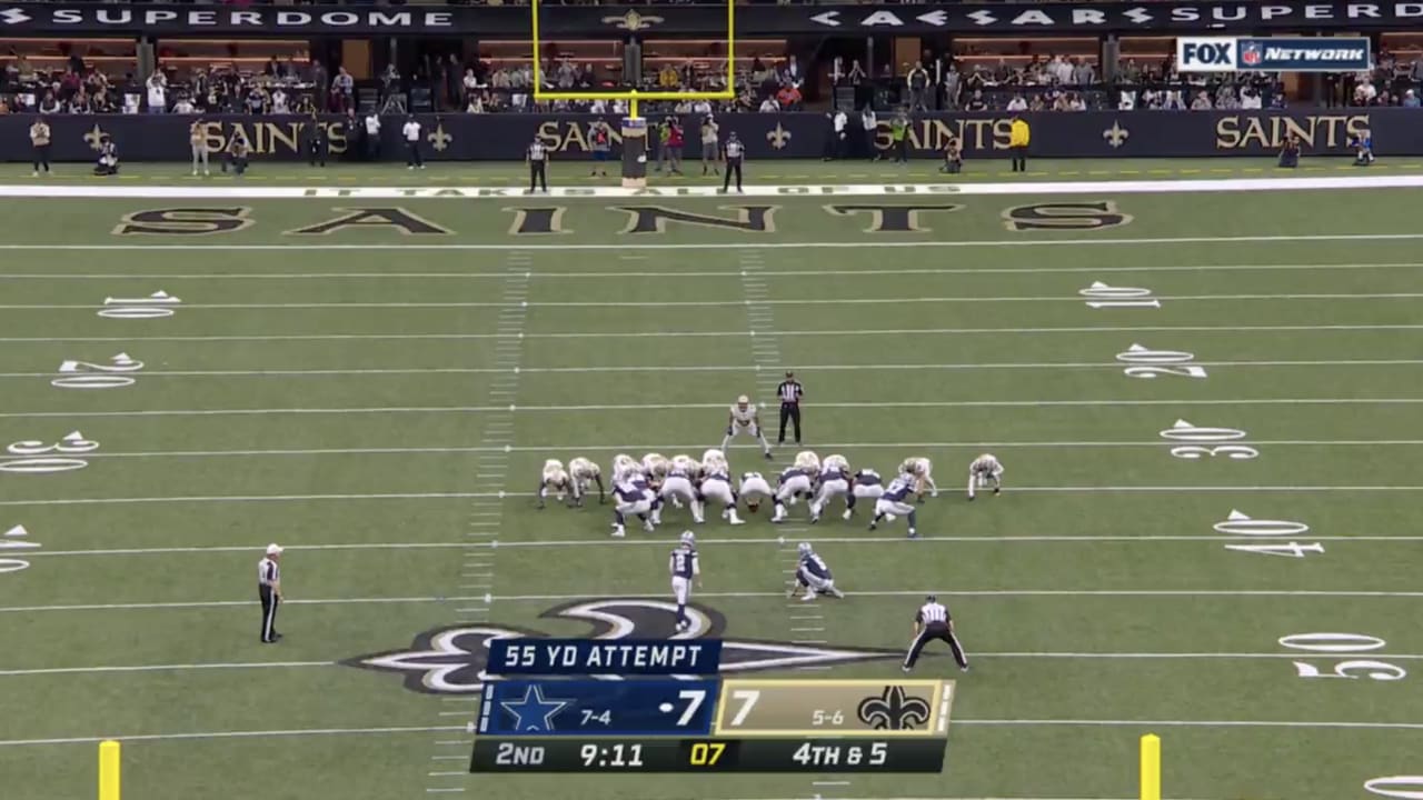 Greg Zuerlein Drills 55yard Field Goal