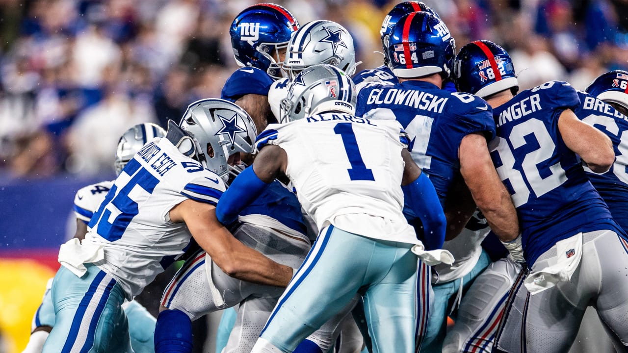 Notes & Stats: Giants vs. Cowboys Week 1 Recap