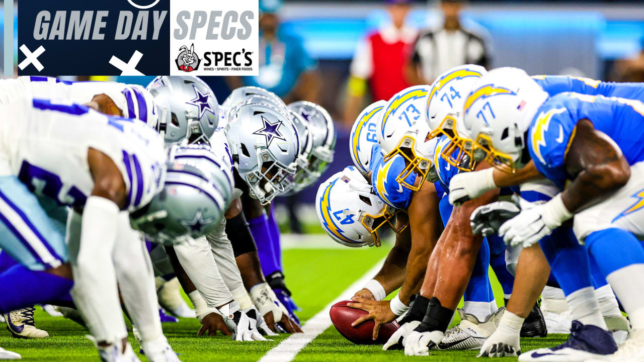 What time is the NFL game tonight? TV schedule, channel for Cowboys vs.  Chargers in Week 6