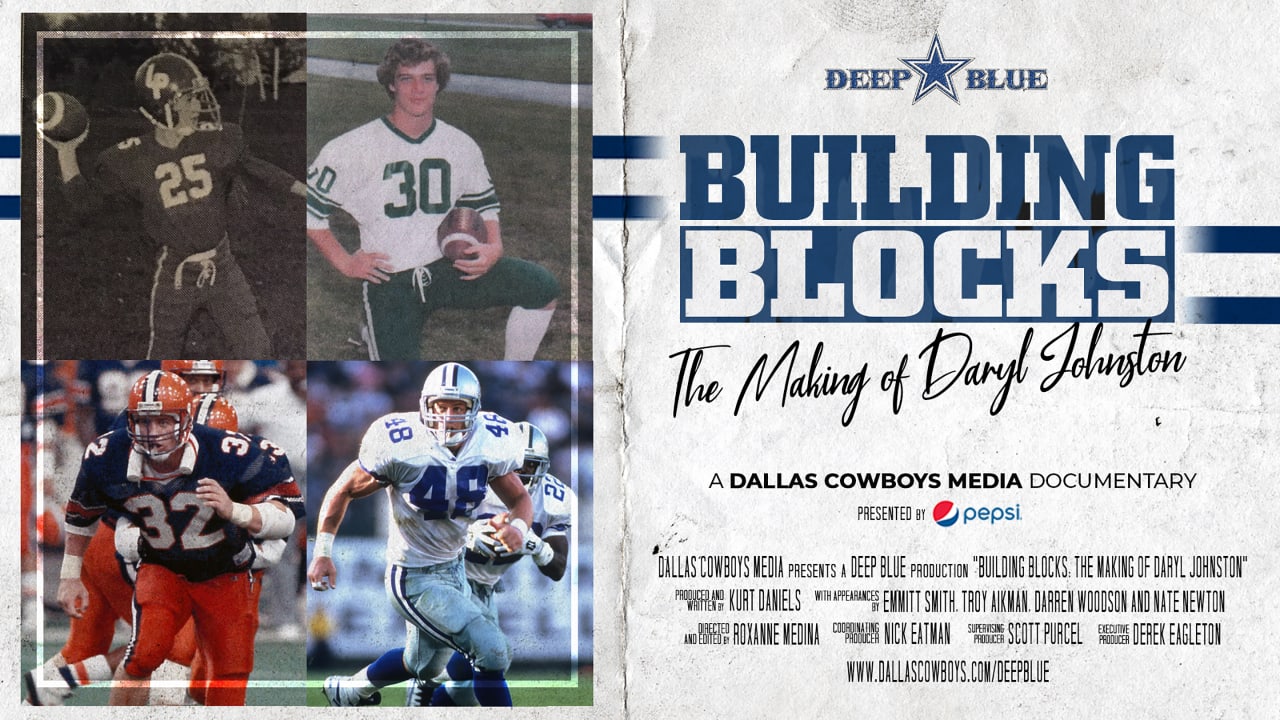 DARYL JOHNSTON DALLAS COWBOYS MOOSE ACTION