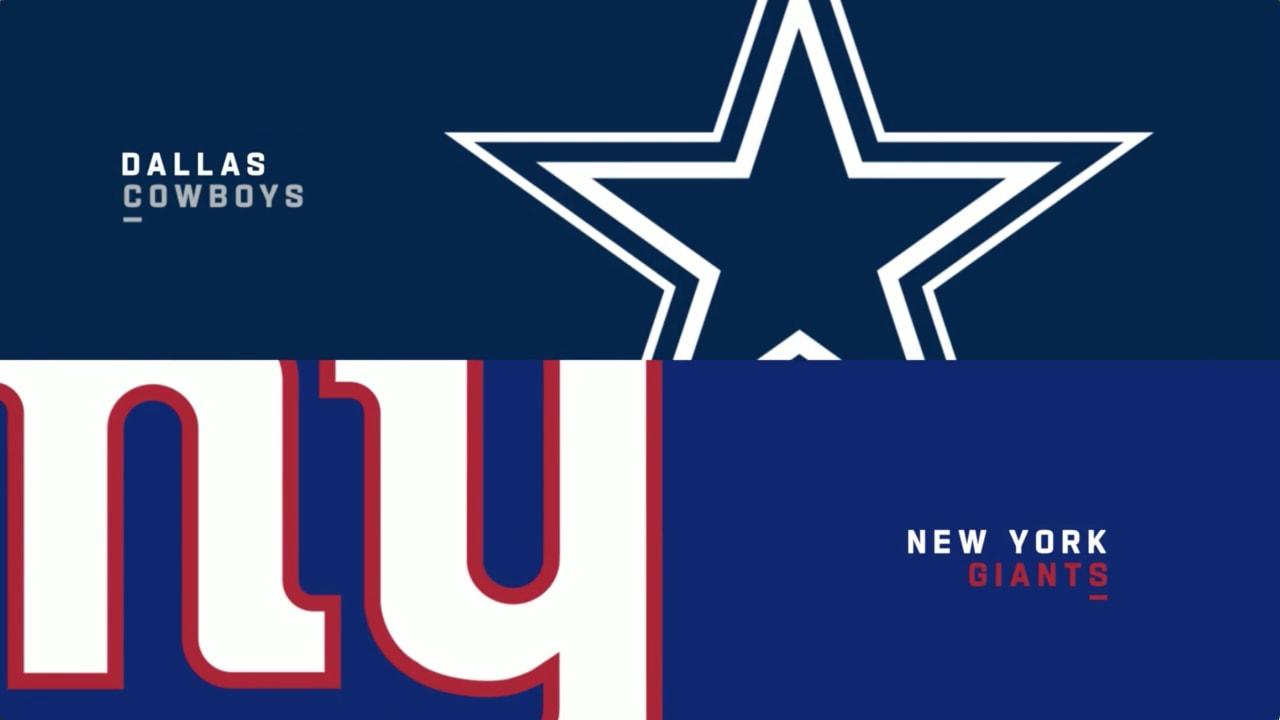 Cowboys at Giants Highlights Week 9