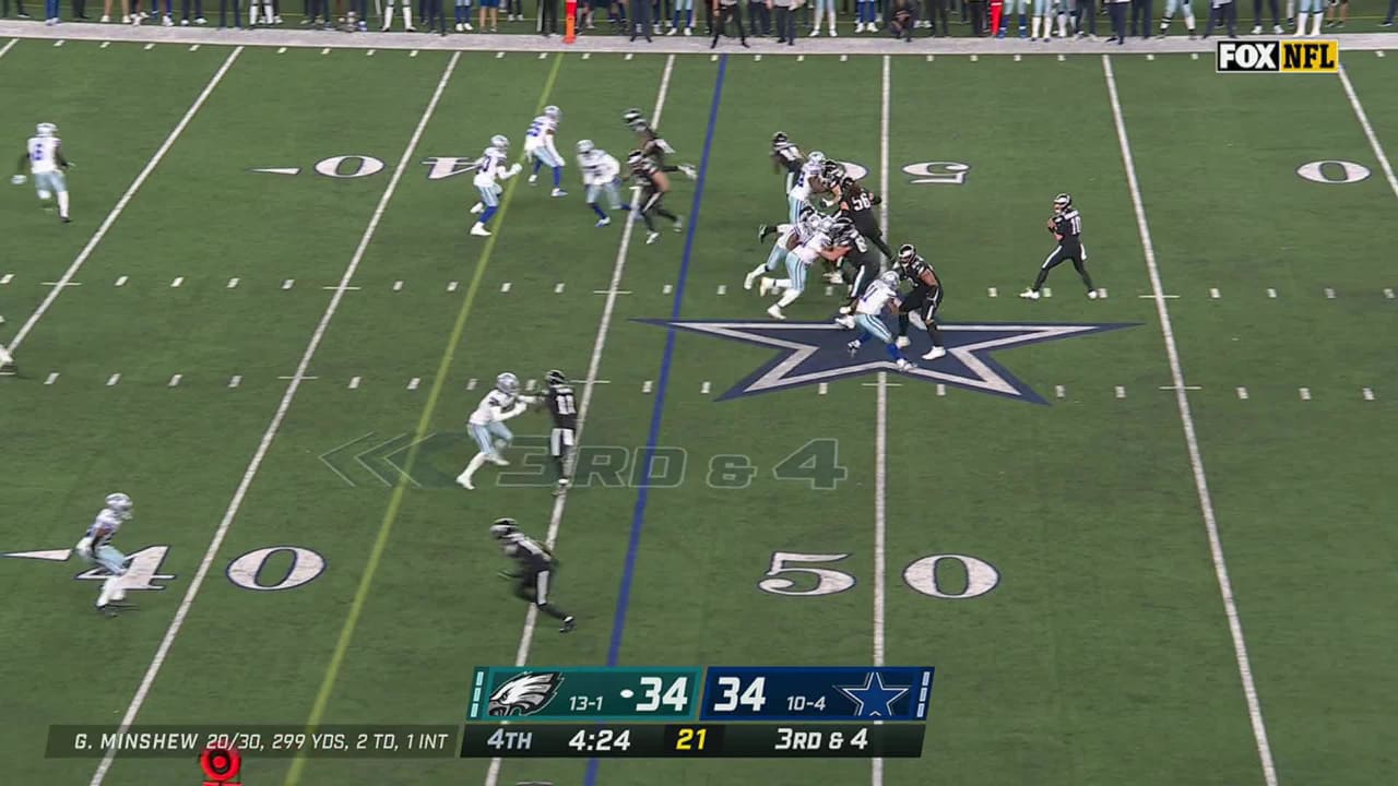 Philadelphia Eagles vs Dallas Cowboys Highlights 4th-Qtr HD, NFL Week 16