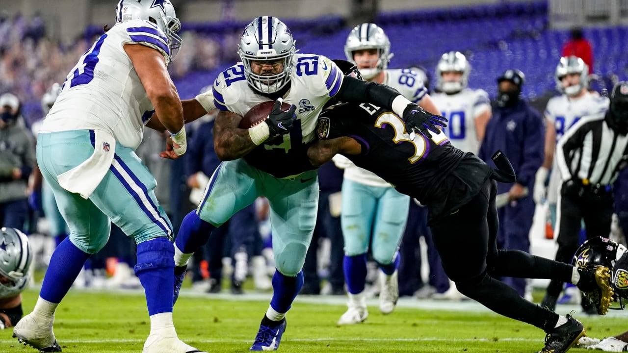 Cowboys RB Ezekiel Elliott records second 100-yard rushing game this season  in return from calf injury