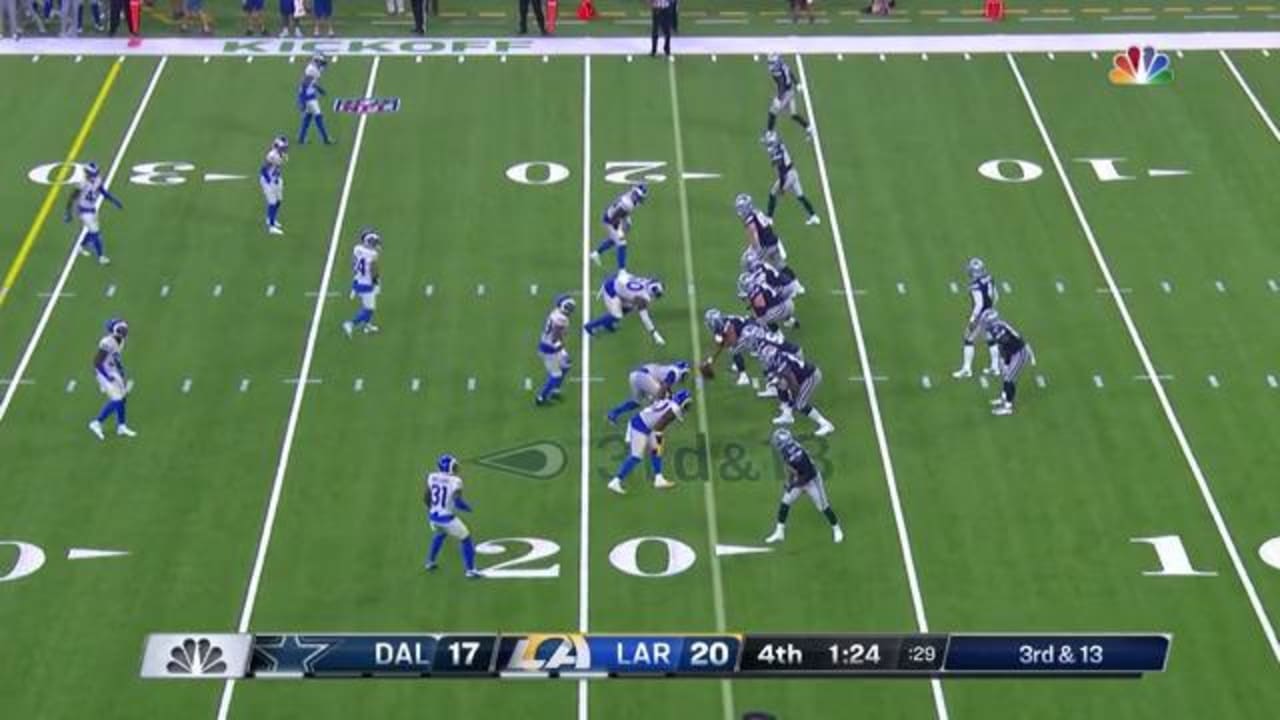 Chidobe Awuzie Intercepts Jared Goff