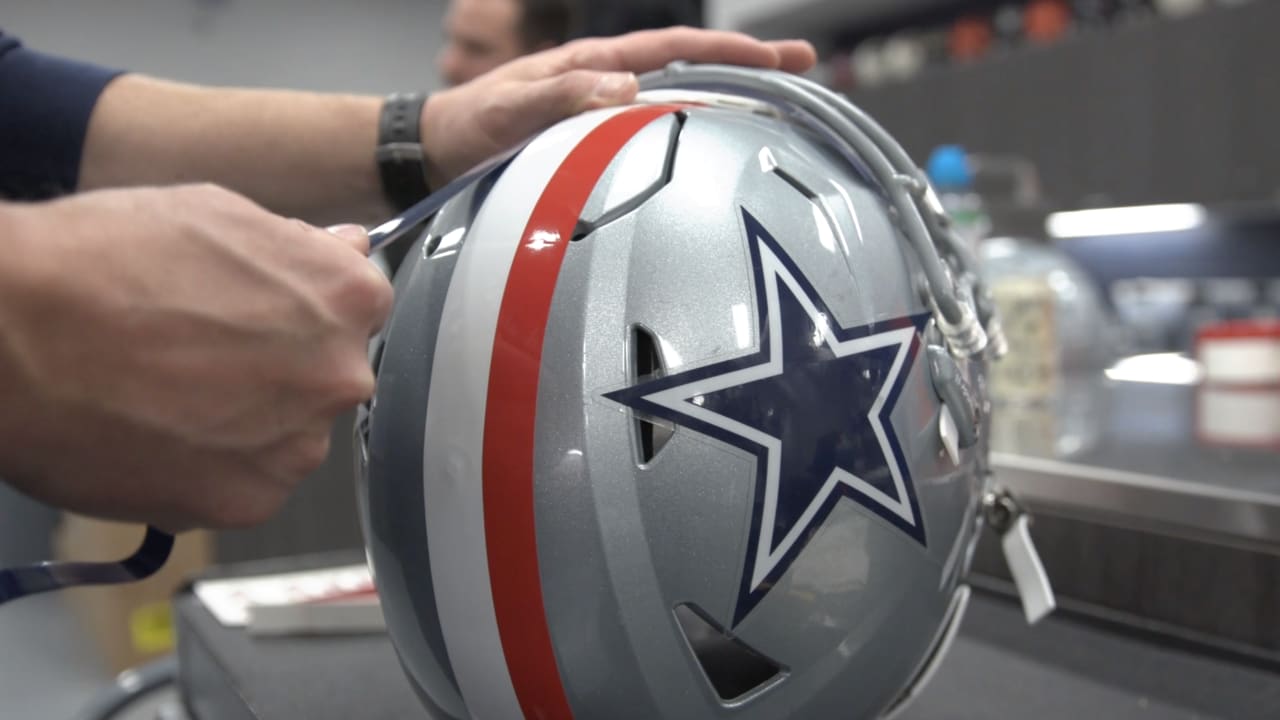 Red white & blue dallascowboys helmet