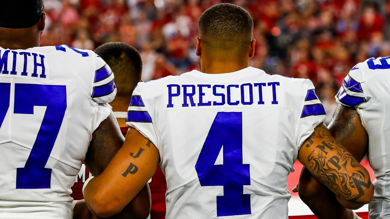 Dak Prescott and Ezekiel Elliott inspire Cowboys to beat Falcons