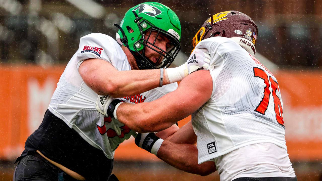 UND coach says tackle Matt Waletzko opening eyes at Senior Bowl