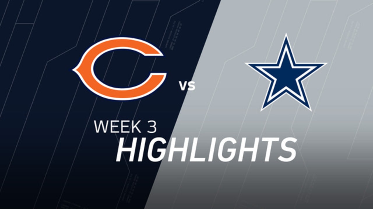 Dallas Cowboys Highlights vs. Chicago Bears